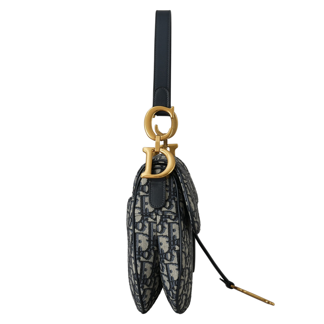 CHRISTIAN DIOR(USED)크리스찬디올 오블리크 새들백 미듐